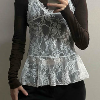 Gothic layered corset strap tulle base top dress