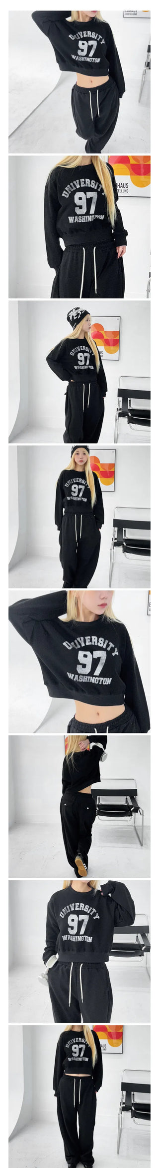 Miyu 97 Crop Sweatshirt