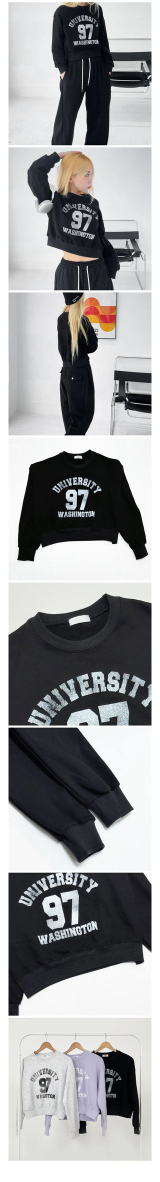 Miyu 97 Crop Sweatshirt
