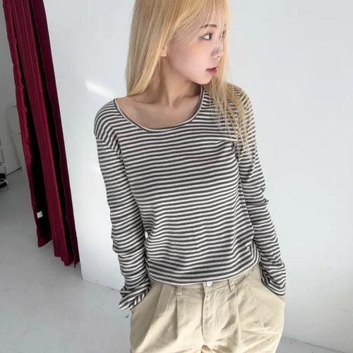 Lewa Striped Loose Fit Long Sleeve