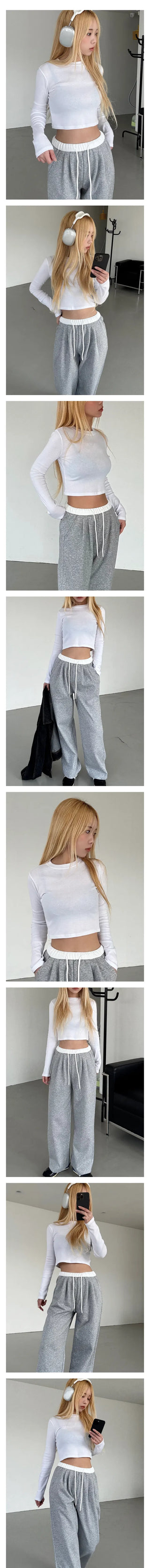 Mary Basic Crop T-shirt
