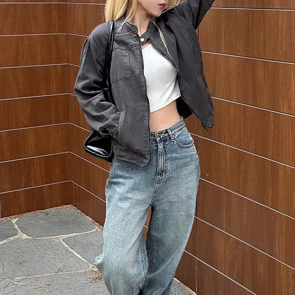 Lina Vintage Cotton Rider Jacket