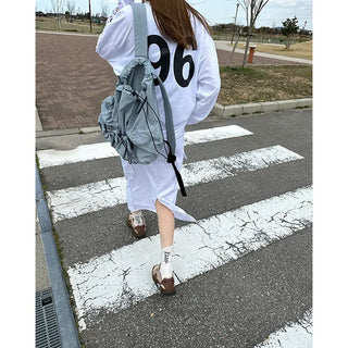 Pocket String Backpack