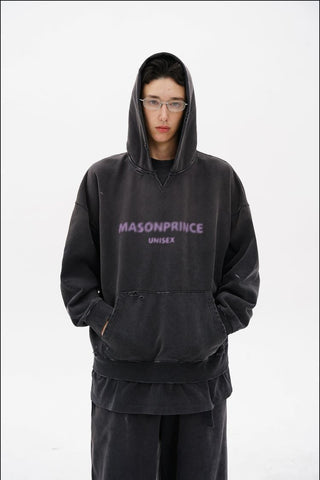 [MASONPRINCE] Layered Sweatshirt Set