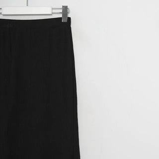 mue ribbed slit skirt