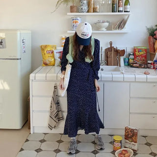 Polka Dot Wrap Dress