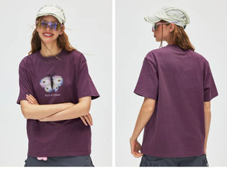 [Monterest] Ink Print Crewneck Cotton T-Shirt