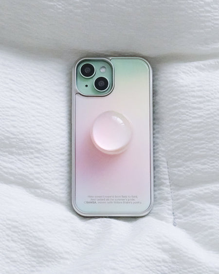 (Basic)Silver Bumper Case_Lucky and Happy