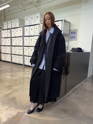 [NeverSeez] Lustrous Cotton Blend Shirt