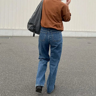 wide blue pocket pants