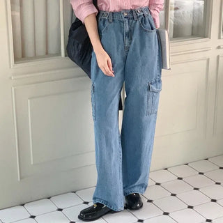 Latisse Denim Cargo Pants