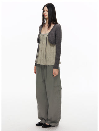 [NECY] Essential Utility Cargo Wide Pants