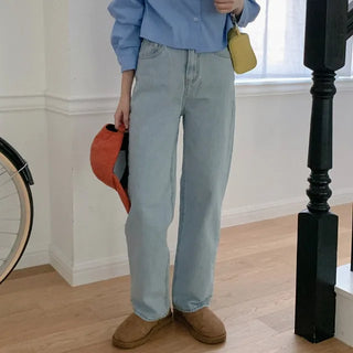 100% Cotton Wide Denim Pants