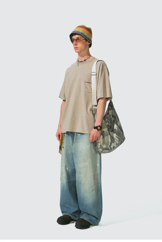 [Monterest] Outdoor Bird Print Oversized T-Shirt