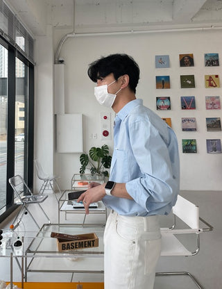 Like Cotton Semi-Over Shirt (High Q)