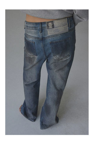 [CONP] “Lost ID CARD” Stained Jeans