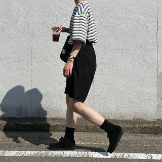 bermuda pin tuck pants