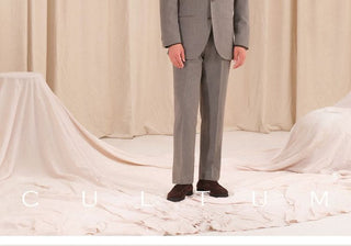 [CULTUM] Brushed Herringbone Suit Set