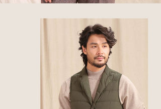 [CULTUM] Tailored Down Vest with Notch Lapel