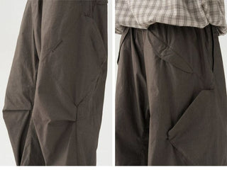 [Monterest] Enzyme Washed Wide Leg Work Pants