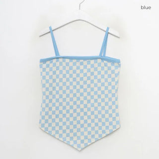 Checked camisole