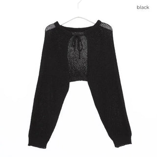 Ribbon strap bolero