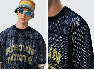[Monterest] Mesh Jersey Short Sleeve Tee