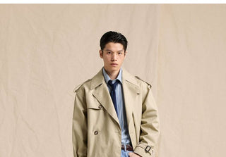 [CULTUM] Striped Pocket Work Shirt