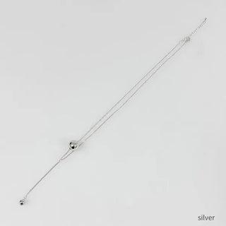 Double Ball Long Necklace
