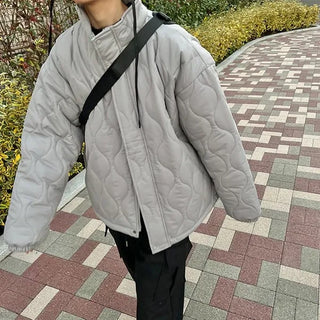 Quilted loose jacket