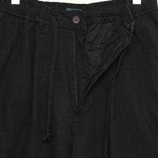 cotton balloon pants (black)