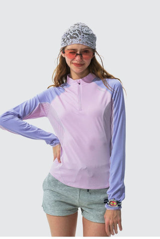 [Monterest] Half-Zip Slim Fit UV Protection Top