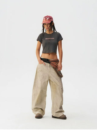 [Monterest] Quick-Dry Slim Fit Crop Logo Tee