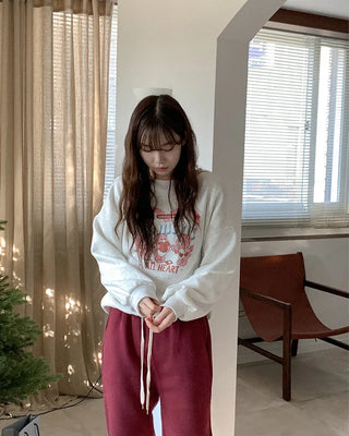 (7 colors) Fleece-lined jogger pants