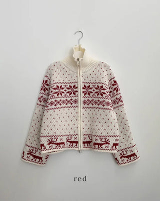 Nordic Oversized Knit Cardigan