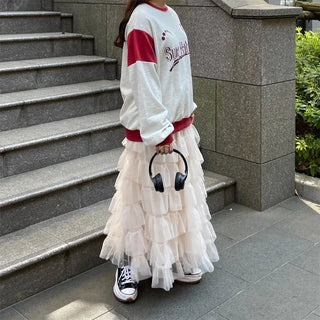 Lovely voluminous tiered skirt