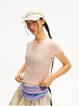 [Monterest] Quick-Dry Slim Fit Cropped Sports Tee