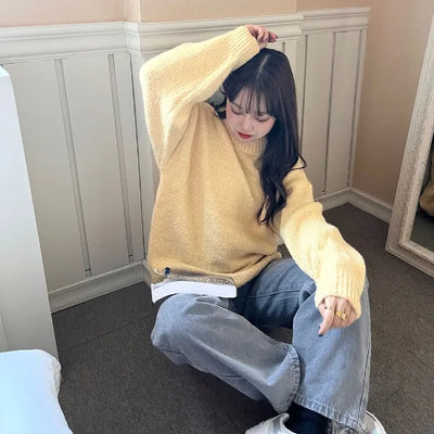 Colored wool knit