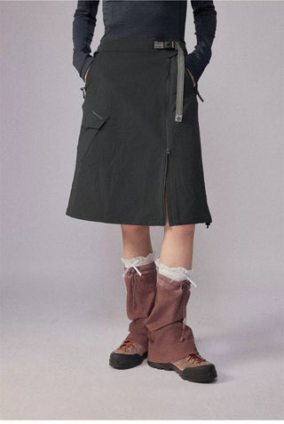 [Monterest] Water-Repellent Softshell Utility Skirt