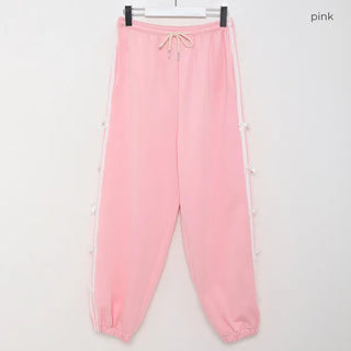Ribbon detail jogger pants