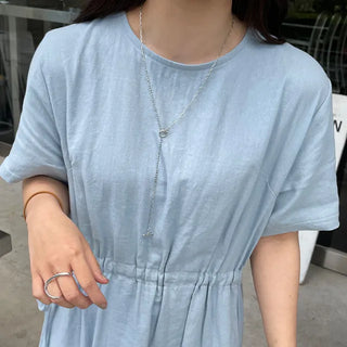 long round loop necklace