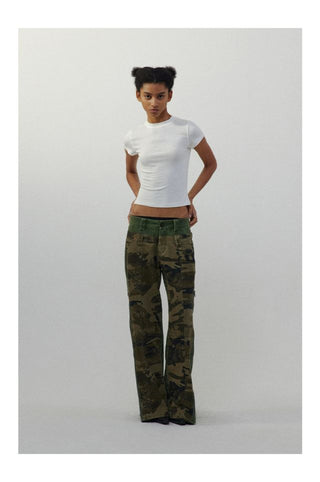 CONP Camouflage patchwork pants (olive)