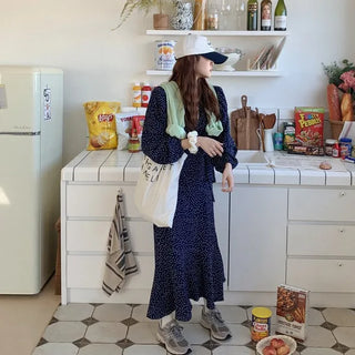 Polka Dot Wrap Dress