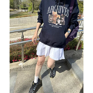 Cat Oversized Hoodie