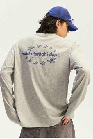 [Monterest] Quick-Dry Star Print Long Sleeve Tee