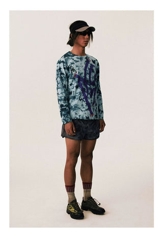 [CONP] Graffiti Logo Tie-Dye Long Sleeve Tee
