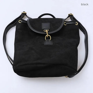 Suede backpack