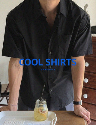 Cool Overfit Short Sleeve Shirt (6 colors, M~L)