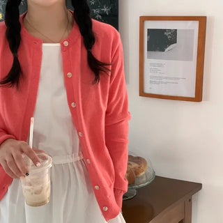 Italian cotton cardigan