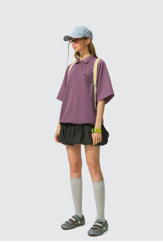 [Monterest] Quick-Dry Half-Zip Polo Shirt